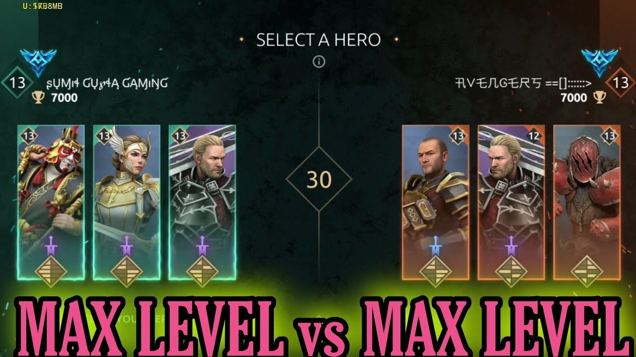 MAX LEVELS v MAX LEVELS | DOJO 13 v DOJO 13 - Shadow Fight Arena