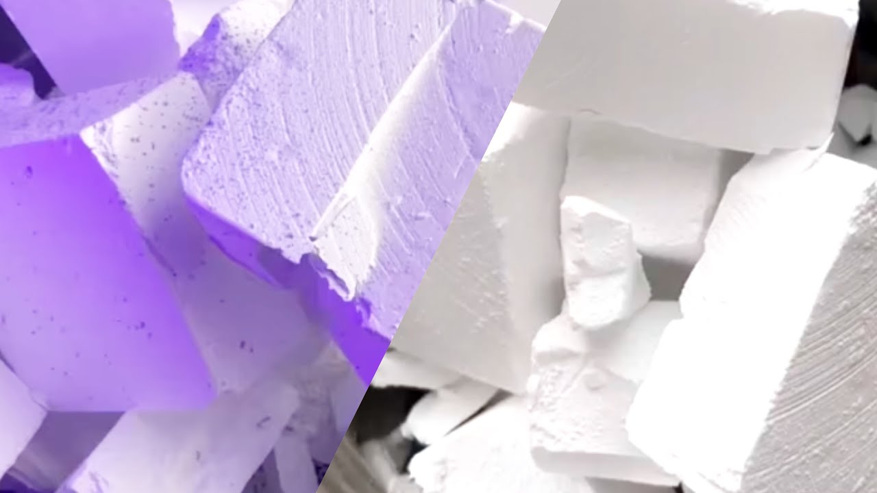 Plain Jane | Soft Fluffy Chalk  | White as snow ⛄️| Fresh Gym chalk Crumble 🌩️☁️ Satisfying Crush