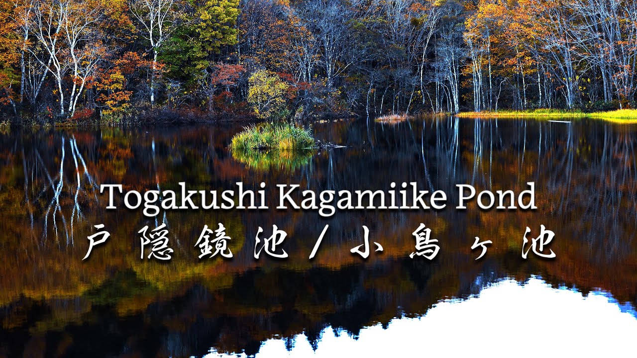 【154】戸隠 鏡池／小鳥ヶ池 リフレクション｜Togakushi Kagami Pond Reflection