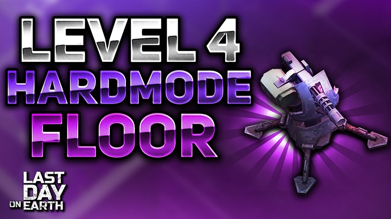 AVOID HEAVY TURRETS! BUNKER HARDMODE 4TH FLOOR WALKTHROUGH - Last Day On Earth: Survival