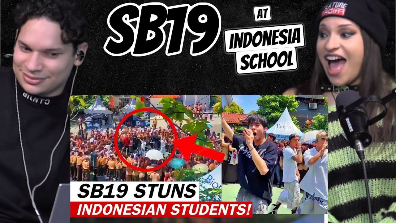 No matter where they always give 100% Waleska & Efra react to SB19 Performing in INDONESIAN SCHOOL!!