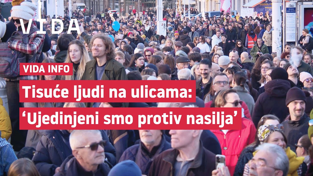 VIDA info - Hrvatska ustala protiv fašizma: Dosta!