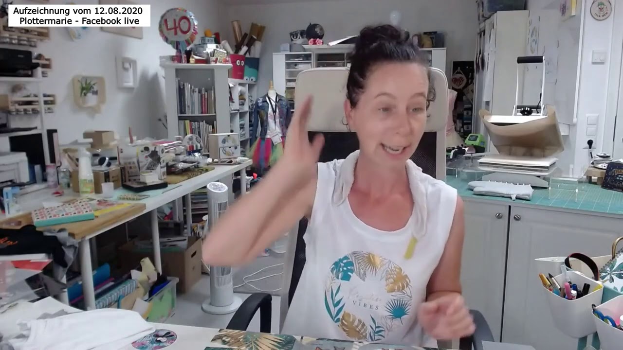 Plottermarie live Plottersprechstunde August 2020 - Bügelbilder