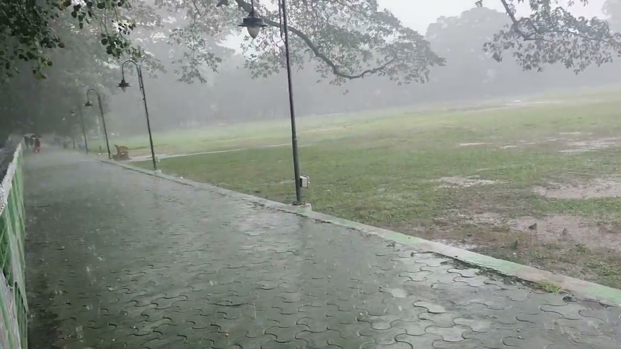 A Rainy Day at Square field, Berhampore (2025)