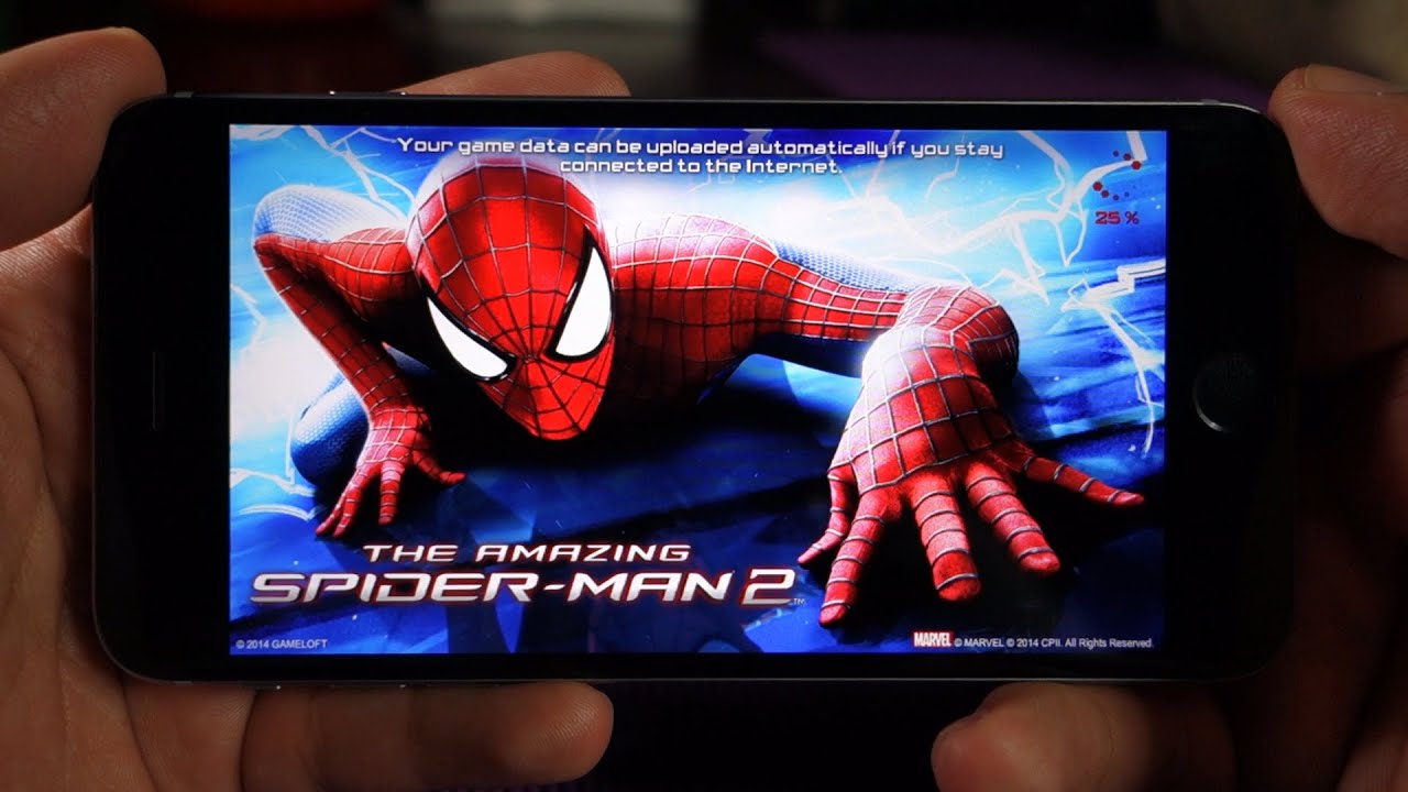iPhone 6 Plus - The Amazing Spider-man 2 Gameplay
