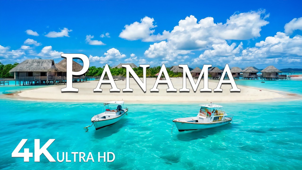FLYING OVER PANAMA (4K UHD) &ndash; Soothing Music Along With Beautiful Nature Video - 4K Video UHD #6