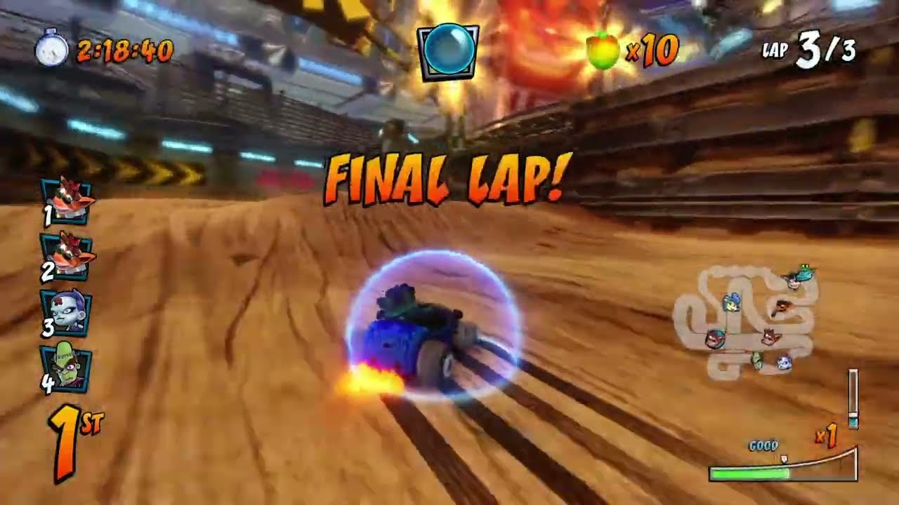 CTRNF (PS4) - VS. xShawniam (Coco) | Tiny Arena (Online Race) (1st Place)