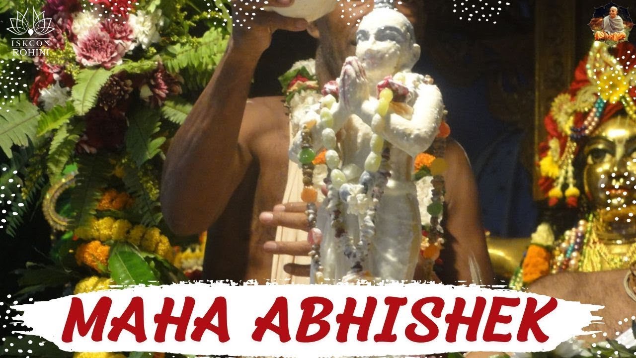 Maha Abhishek -- Sri Advaita Acarya Appearance Day   --  25th January 2026#iskconrohiniofficial