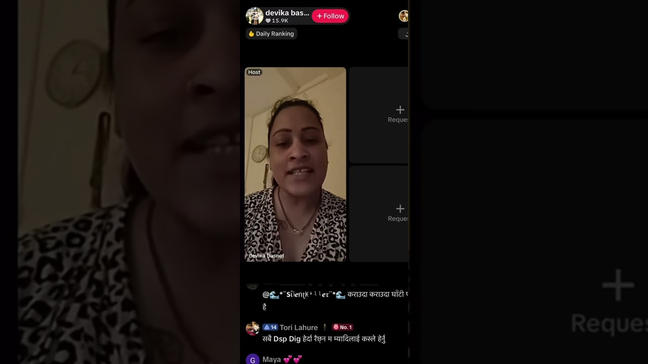 देभिका बस्नेत ले दिपा शर्मा लाइ आफ्नै लाइभ खोलेर बोल भन्दै झगडा भयो सुन्नुहोस पुरा ✅ Tiktok- साभार 