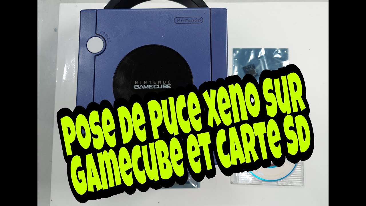 Pose de puce complète Xeno sur GameCube + lecteur carte Sd