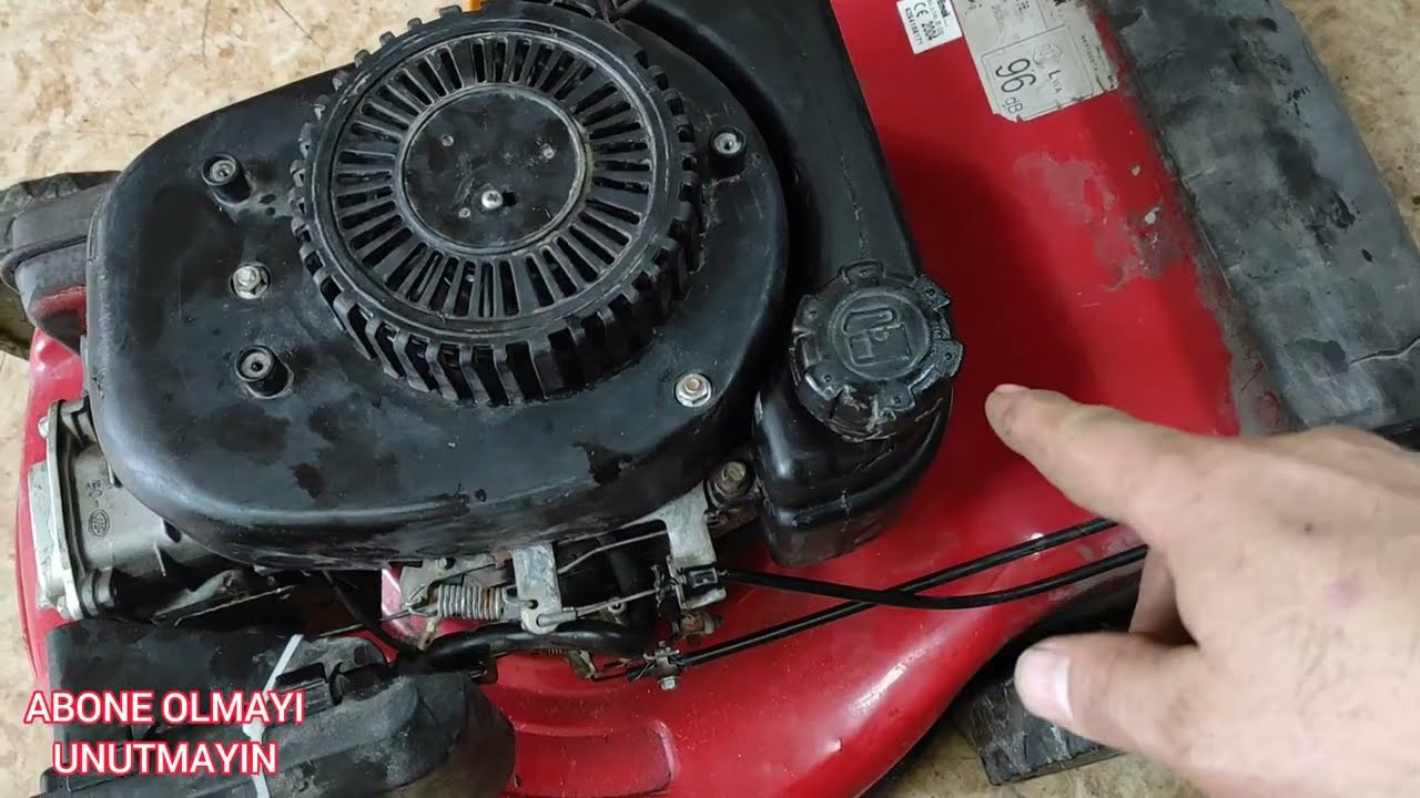 Benzinli çim biçme makinesi ve ağaç kesim motorunun benzin filtresi nerede?ve nasıl sökülür?