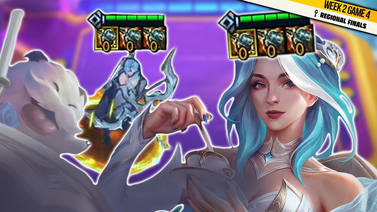 GIGA AD Ashe?! | TFT EM Week 2 Game 4