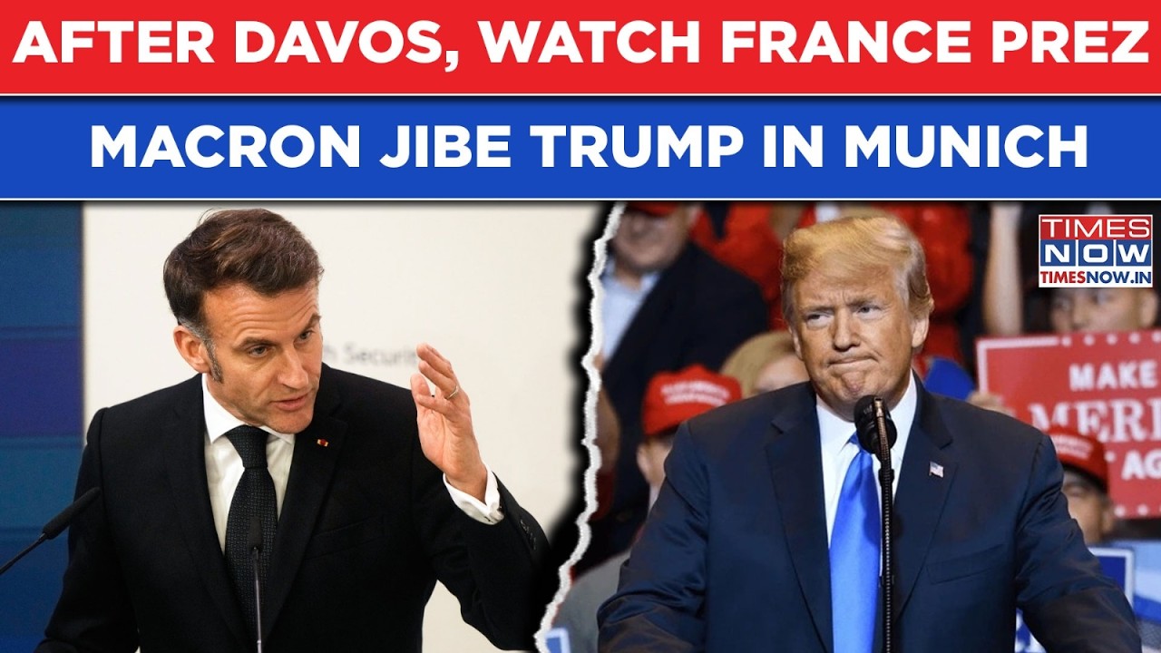 After Davos, Watch France Prez Macron Jibe Trump In Munich As He Called For Stronger EU| MSC 2026