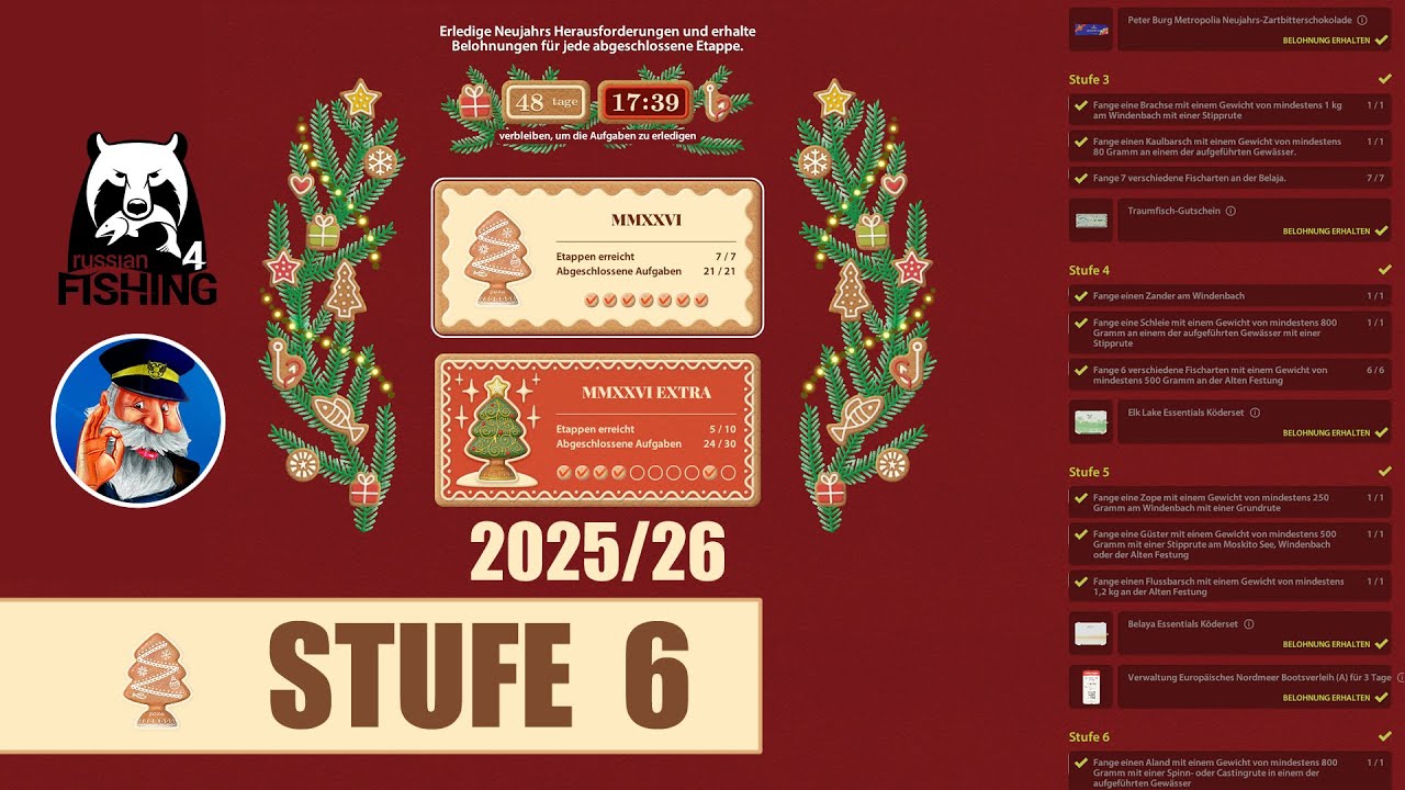 RF4: Neujahrsaufgaben 2025/26 [ Windenbach - Aland ]