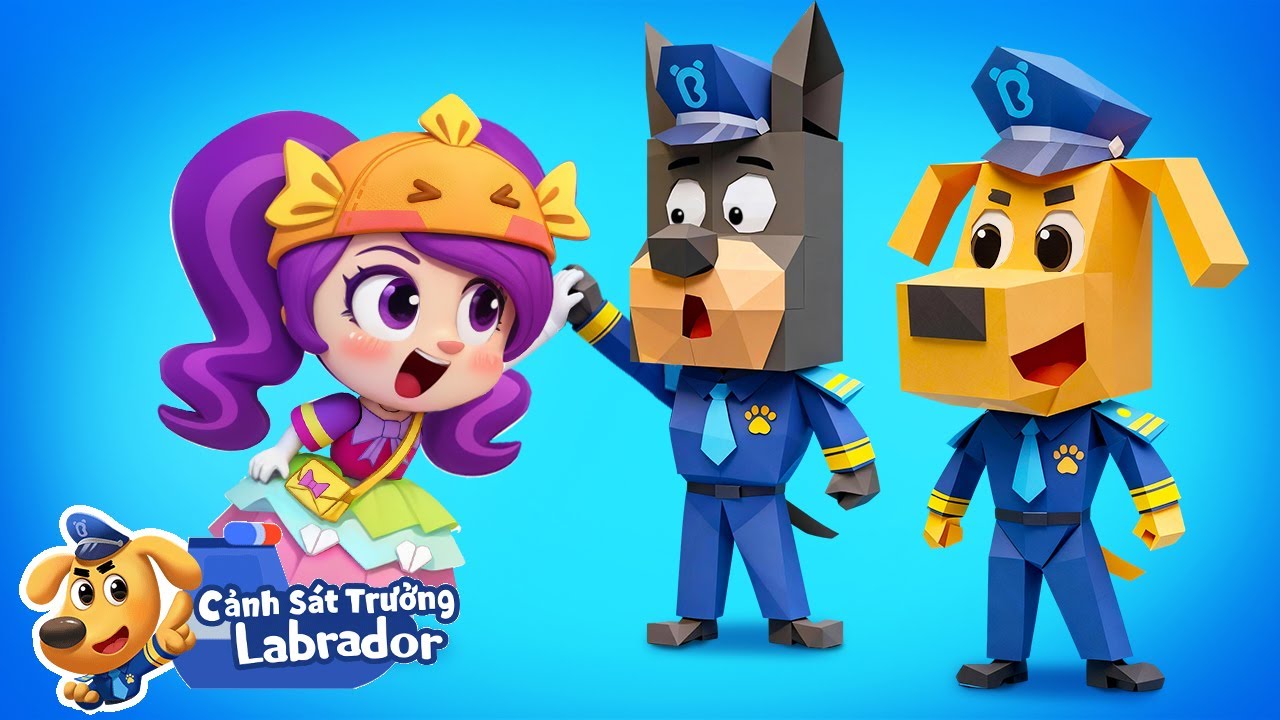🚄 Tàu tốc hành biển sâu | TP. Ven Biển | Hoạt hình thiếu nhi 👮 Cảnh sát trưởng Labrador Vietnam 🚔