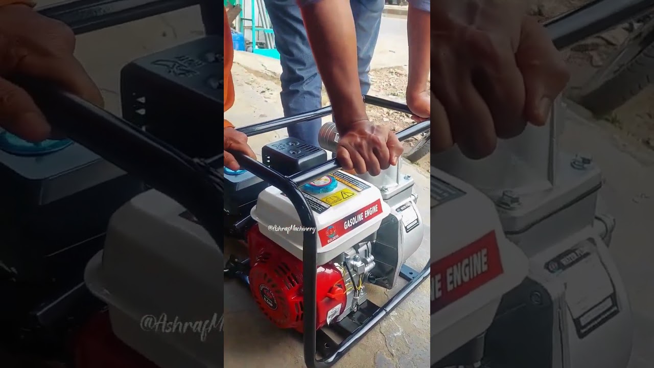 6.5 HP Water Pump start #pump #gesolinepump #dieselengine