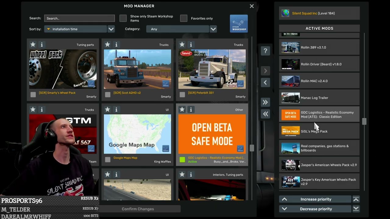 My Mod List For American Truck simulator