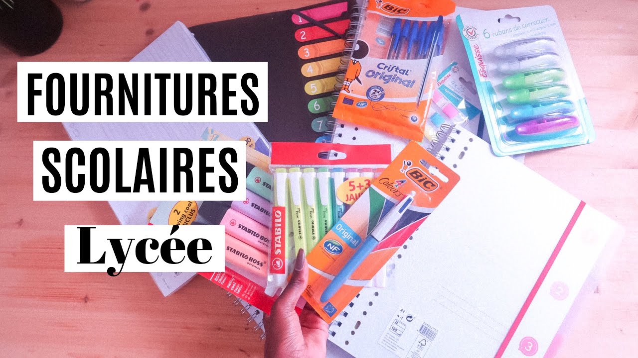 FOURNITURES SCOLAIRES POUR LE LYCÉE (TERMINALE) | #backtoschoolwithLoussika