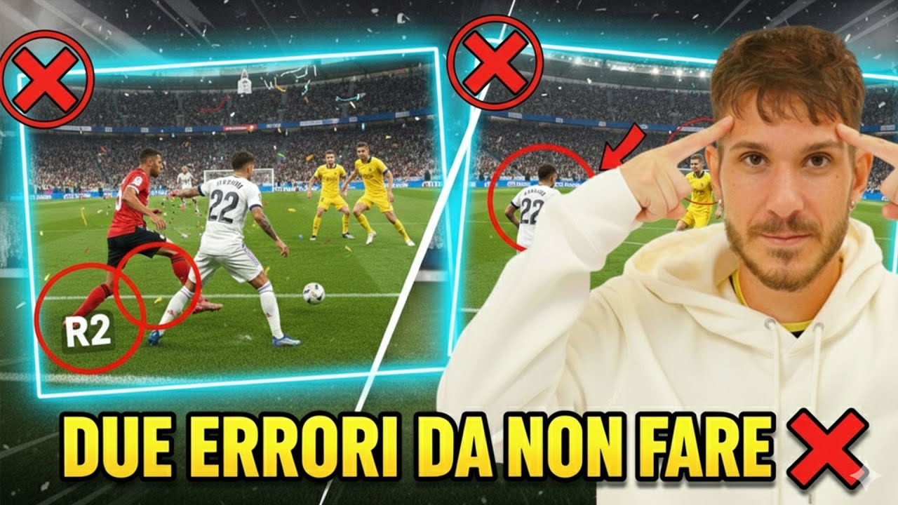 COACHING SU EA FC 26- QUESTI DUE ERRORI TI FANNO PERDERE LE PARTITE! NON FARLI ASSOLUTAMENTE