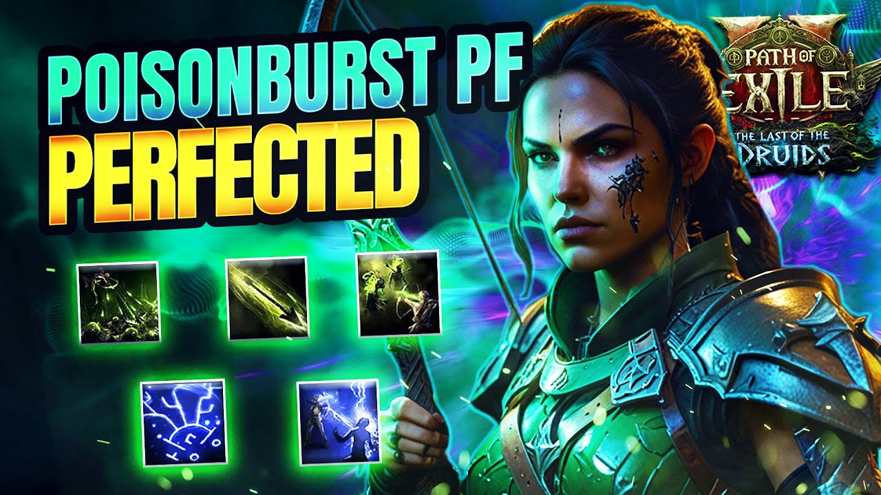Полное руководство по прокачке персонажа Pathfinder с умением Poisonburst для начала лиги (прокач...