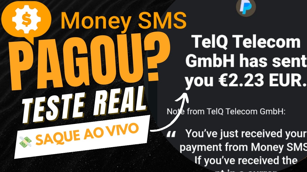 Money SMS PAGA MESMO? 💸 Fiz o Saque AO VIVO!