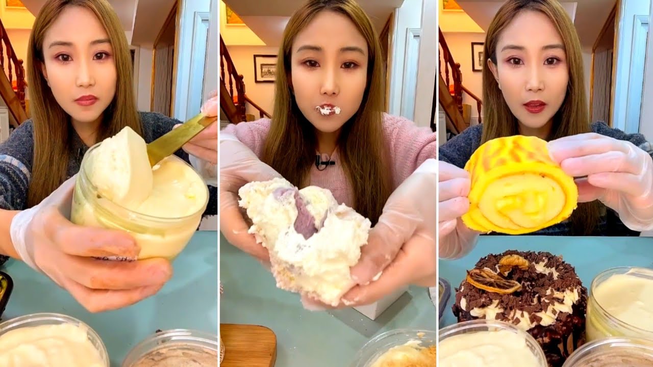 [ENG SUB] DESSERT MUKBANG #ASMR #MUKBANG 디저트 먹방 デザートモクバン ของหวาน มุกบัง