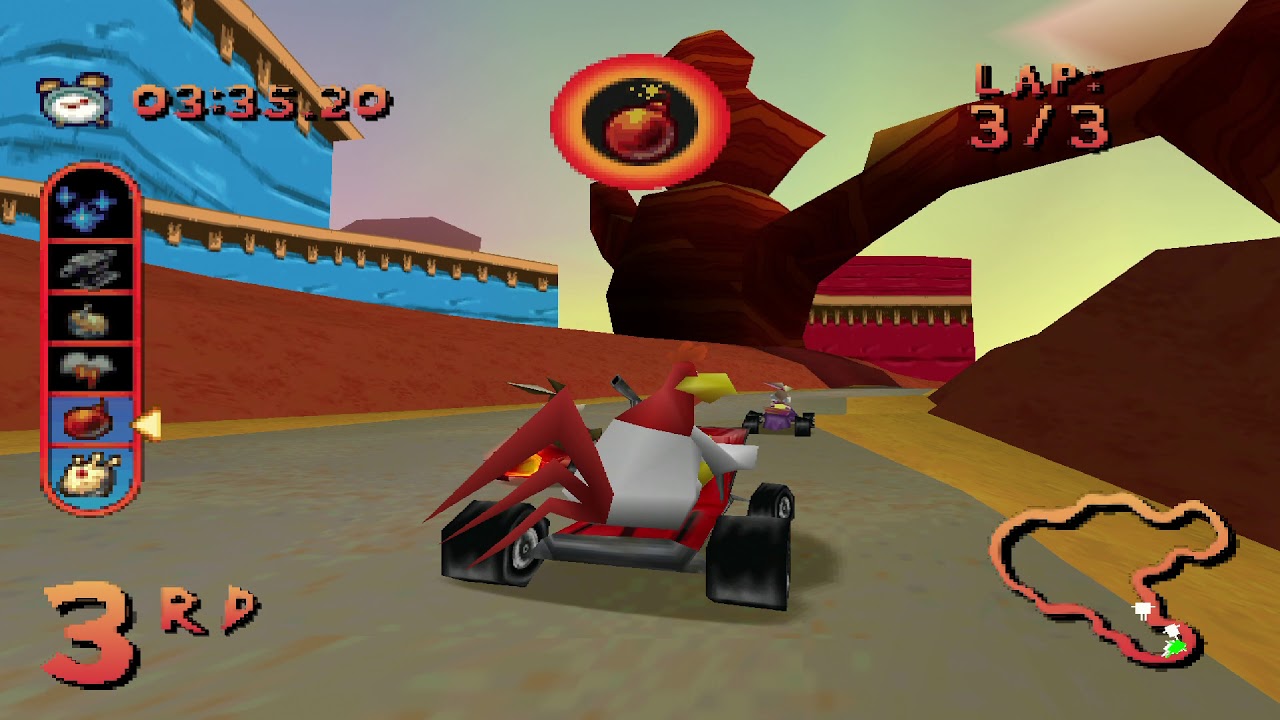 [PS1] Looney Tunes Racing - Championship: Stinker - Foghorn Leghorn
