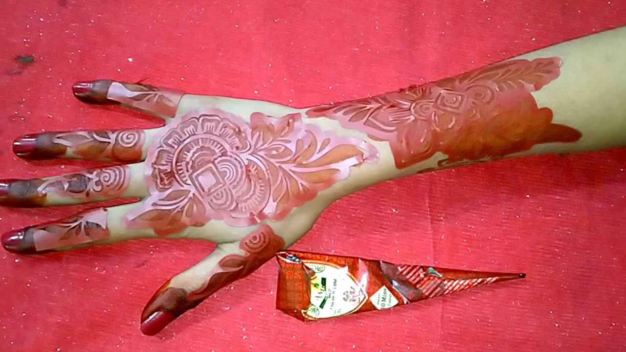 How to use stencil mehndi#mehndi#viralvideo#hennastencilsindia#temporarytattoo#mehndishorts