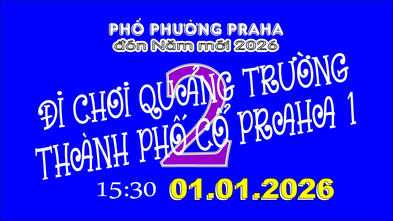 Chiều ngày 1/1/2026 đi chơi Quảng trường Thành phố cổ ở Praha 1 (4K-2160) - Post 14/1/2026 - 09:09