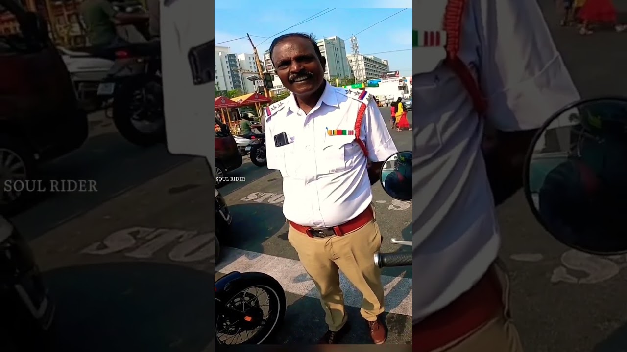 One good Police officer ❤️Checking Our 650 Twins ❤️ #shorts #tamil #soulrider #gt650 #police
