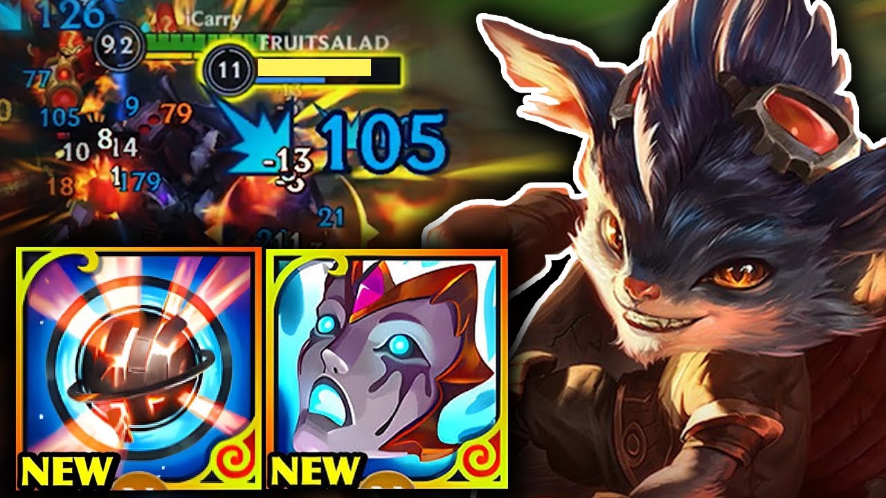 Wild Rift Rumble Baron Lane Gameplay in Season 18 (Build & Runes)