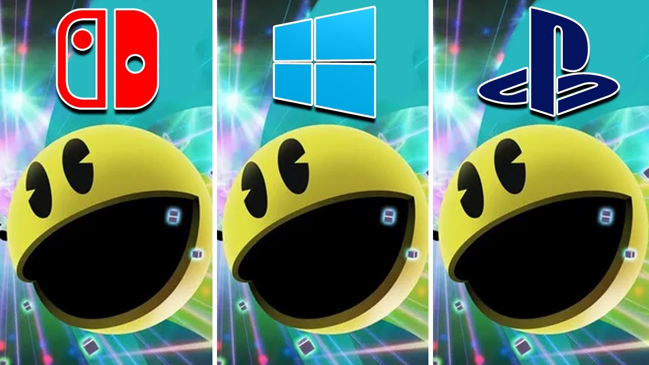 Pac-Man Championship Edition 2 (2016) Switch vs PC vs PS4 (is There a Big Difference?)