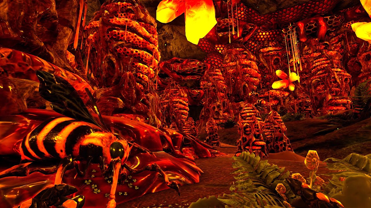 ARK Trouver la CAVE des ABEILLES GEANTES - CRYSTAL ISLES - (sur console )