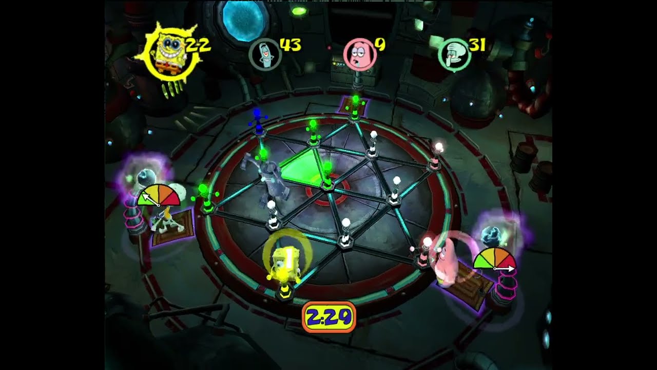 Charge! but it's 1 vs. 3 - SpongeBob Lights Camera Pants