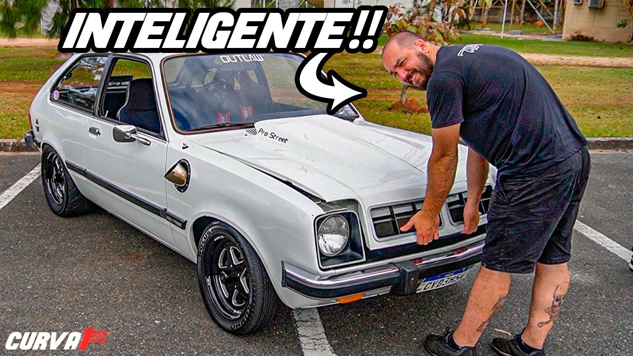 OLHA O MOTOR QUE ELE COLOCOU NESSE CHEVETTE HATCH!! 😳