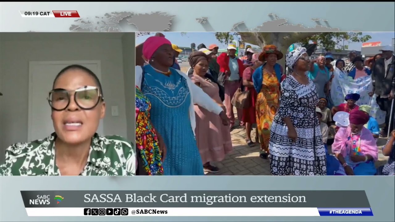 SASSA Black Card migration extension with Nikki Mbengashe