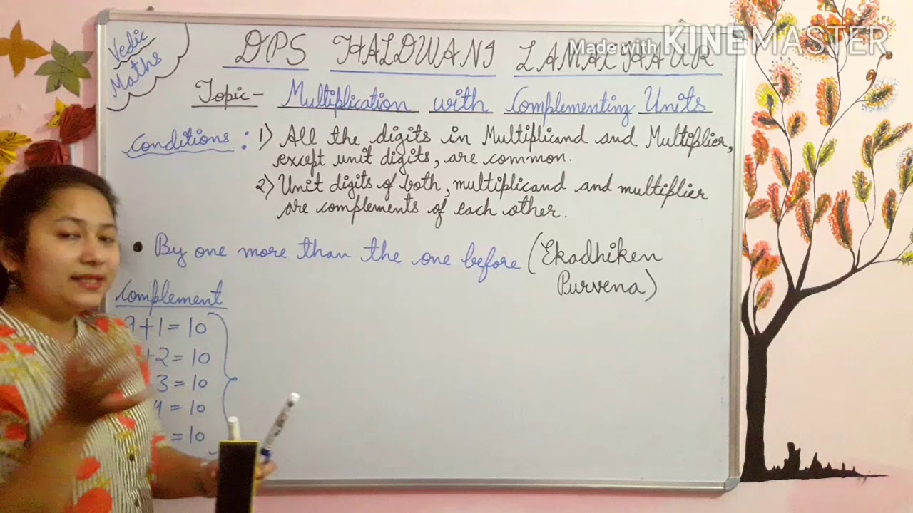 Class7th&8th#Vedic Maths#Multiplication with Complementing Units