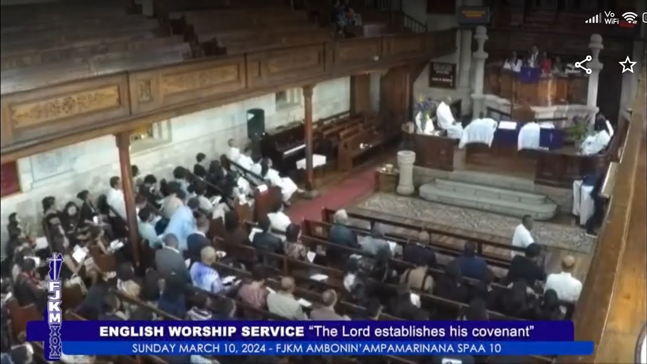 Fotoampivavahana FJKM English Worship Service March 10th 2024 Ambonin'Ampamarinana FJKM©FTV-AFiFaB