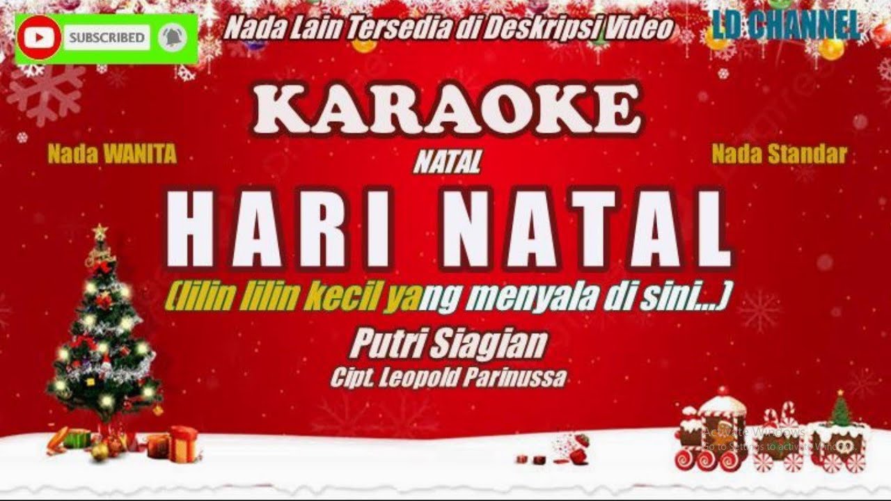 Putri Siagian||Hari Natal - Karaoke