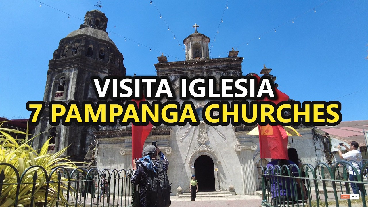 🙏 VISITA IGLESIA in PAMPANGA 🇵🇭 | 7 Beautiful Churches for Holy Week ⛪✨
