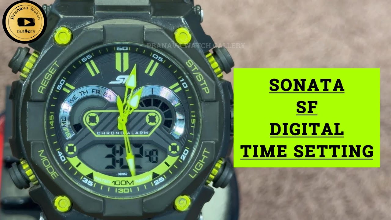 SONATA DIGITAL TIME SETTING