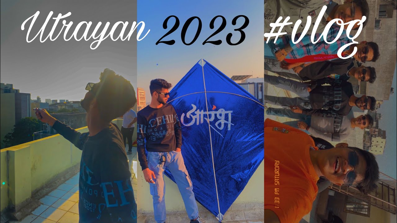 Utrayan celebration in Surat 2023 #thenons  #vlog