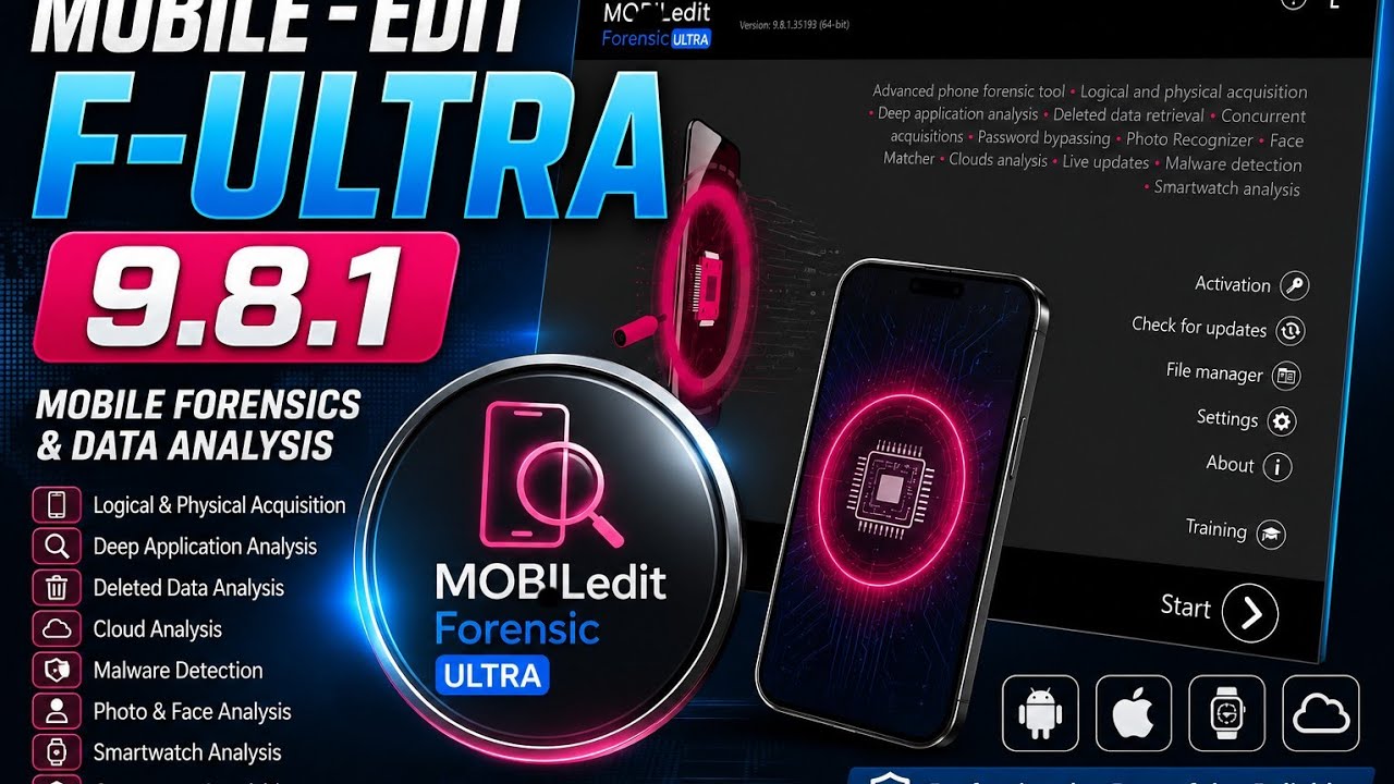 Mobile- edit- F- U-ltra 9.8.1 Installation Process| Mobile Forensics & Data Analysis Overview