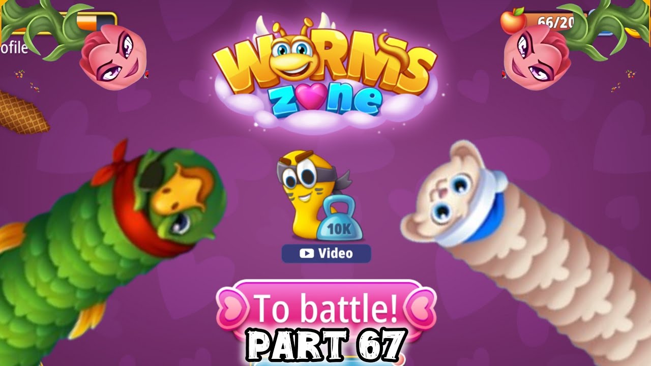 WORMS ZONE.IO BEST GAMING 2026||BIG SNAKE GAME PART 67 || FARROT WORM #WORMSZONEIO ‎⁨@pingloveryt⁩  