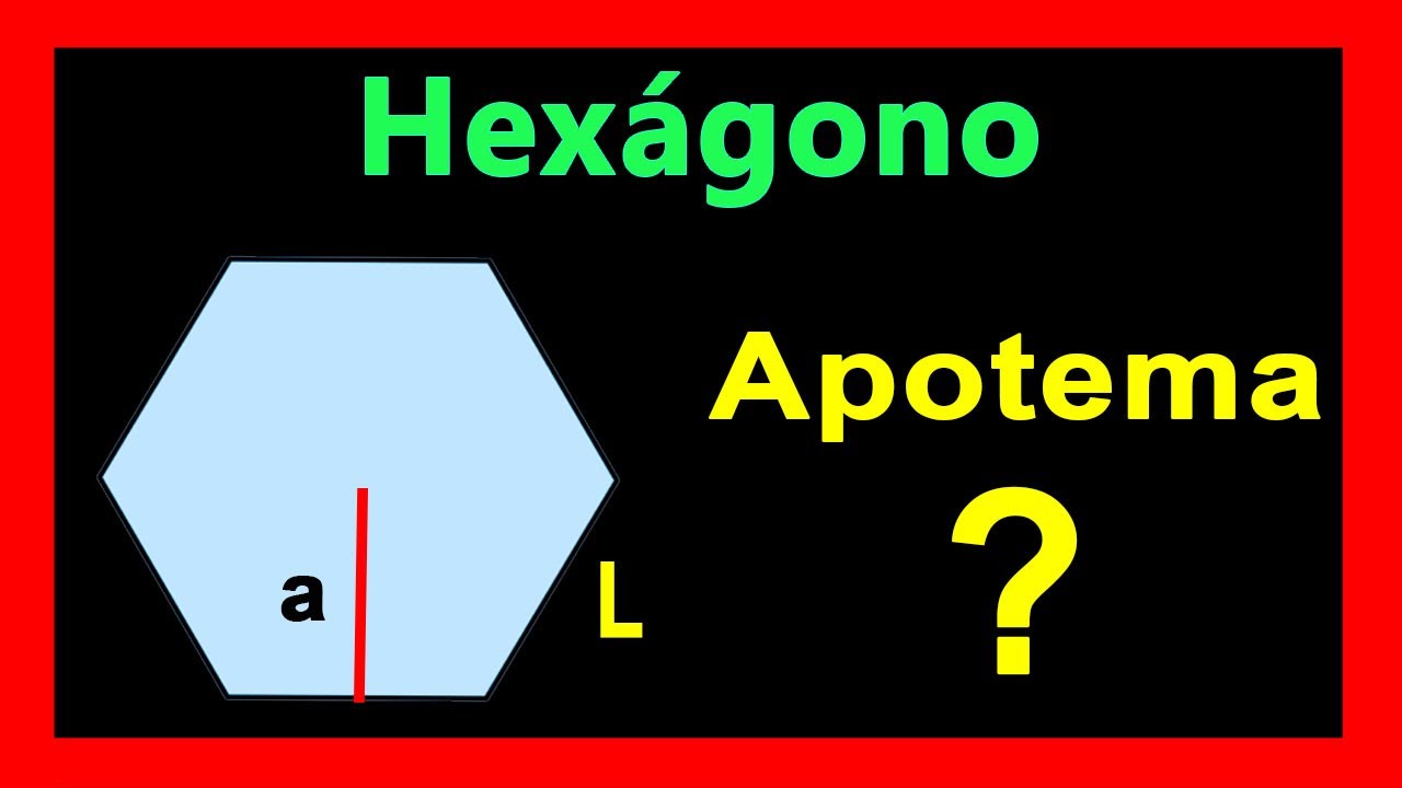 ✅👉 Calcular el Apotema de un Hexágono Regular