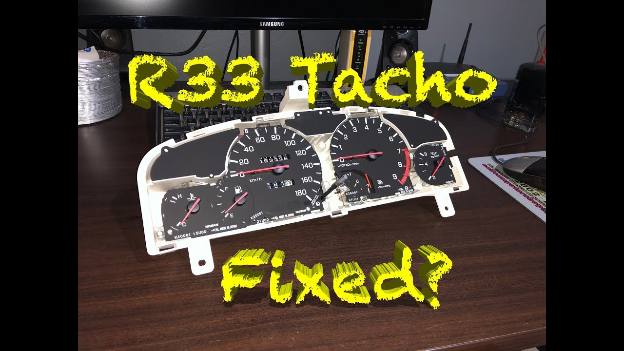 How to fix Nissan skyline r33 tachometer