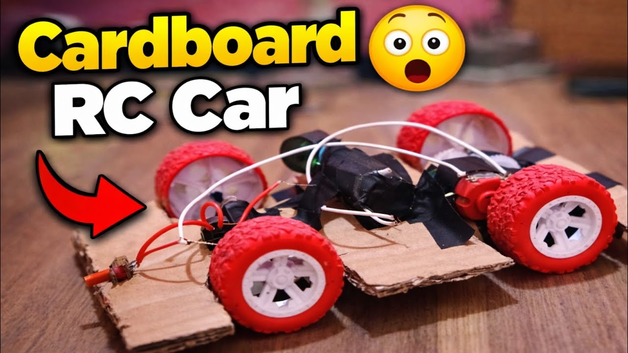 Cardboard Se RC Car Banai | DIY  Car Using DC Motor