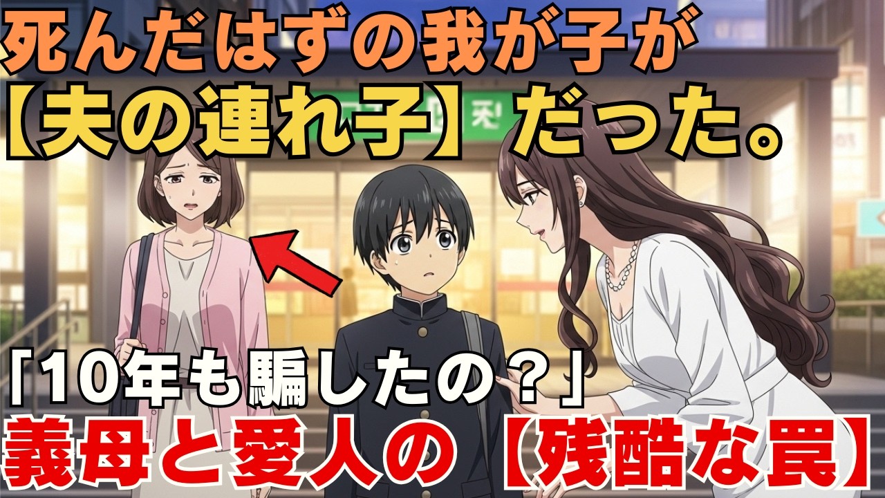 夫の連れ子が、実は病院で取り違えられた「私の実子」だった。涙と憎しみの奪還劇。