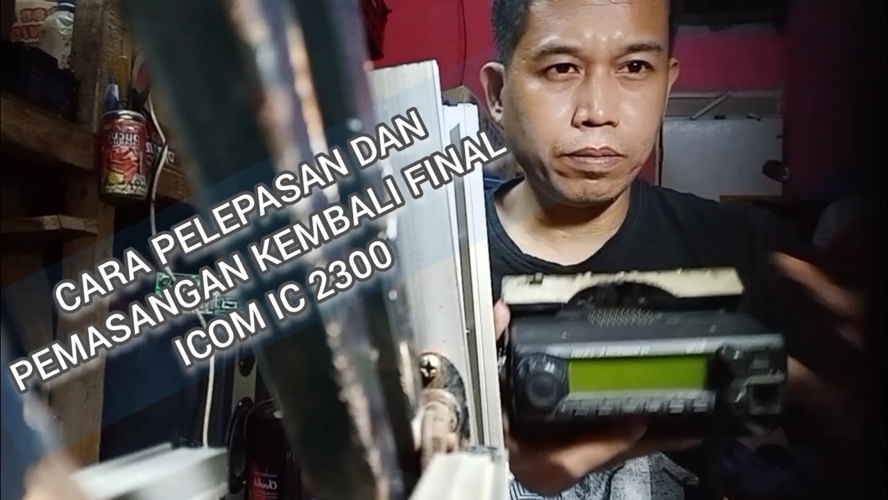 RADIO RIG ICOM IC 2300H NO TX  CARA CEK POWER TX  DAN CEK FINAL