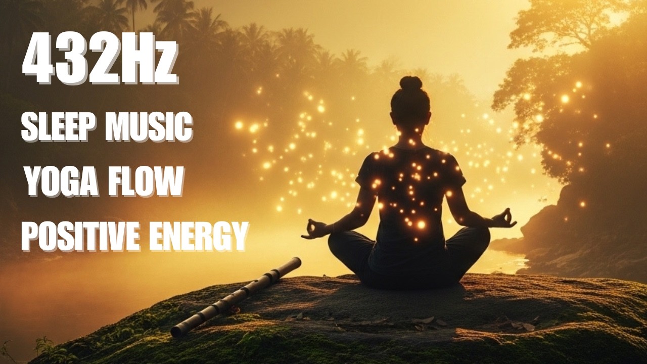 Relaxing Indian Flute & River Sounds | 432Hz Stress Relief & Deep Sleep